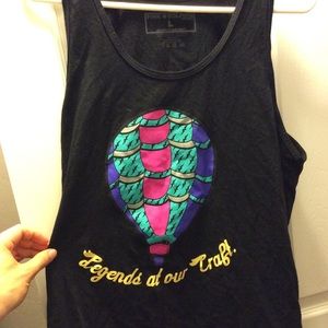Pink dolphin tank top large